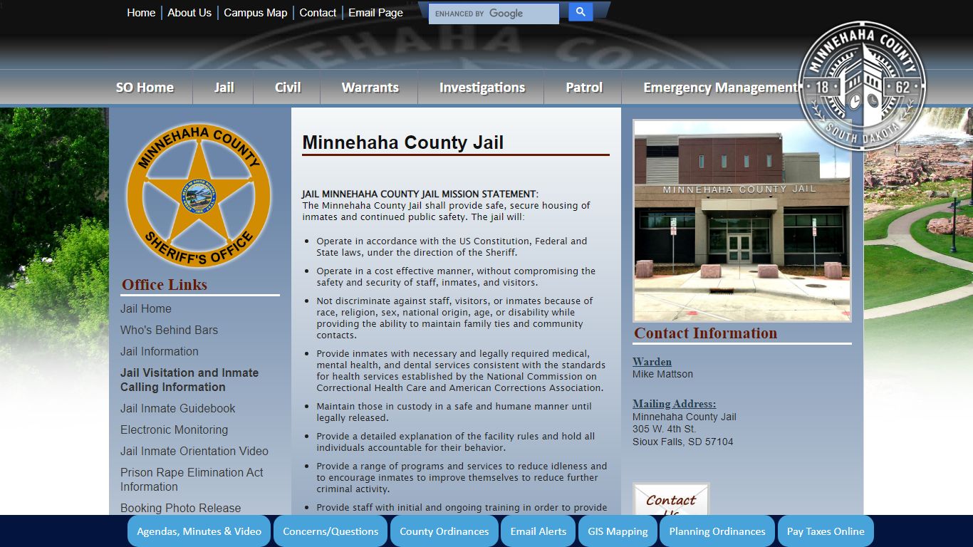 Minnehaha County, South Dakota Official Website - Sheriff's Office
